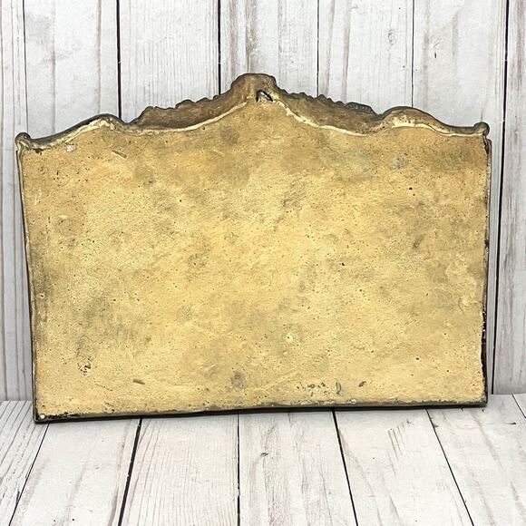 Vintage The Last Supper Ornate Wall Plaque High Relief / 3D Plaster and Resin - Picture 5 of 10